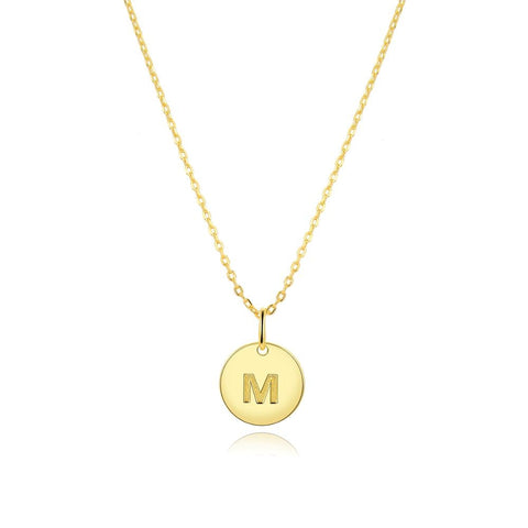Alphabet 'M' Necklace